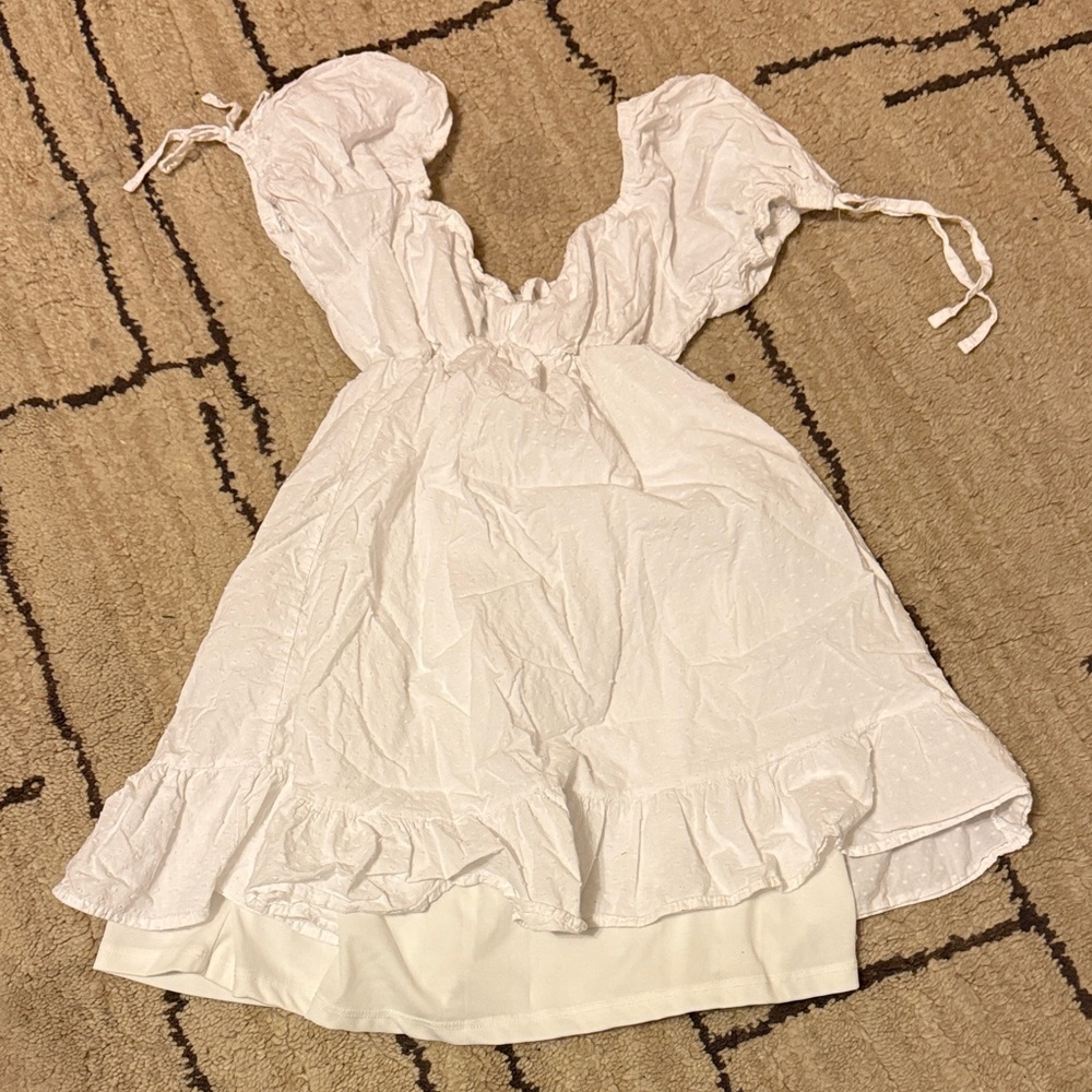 Charming White Kids Dress